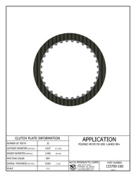 Lined Clutch Plate Forward-Clutch Direct-Clutch...