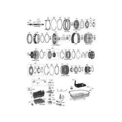 GM TH200 4-R Exploded view spare part catalog PDF